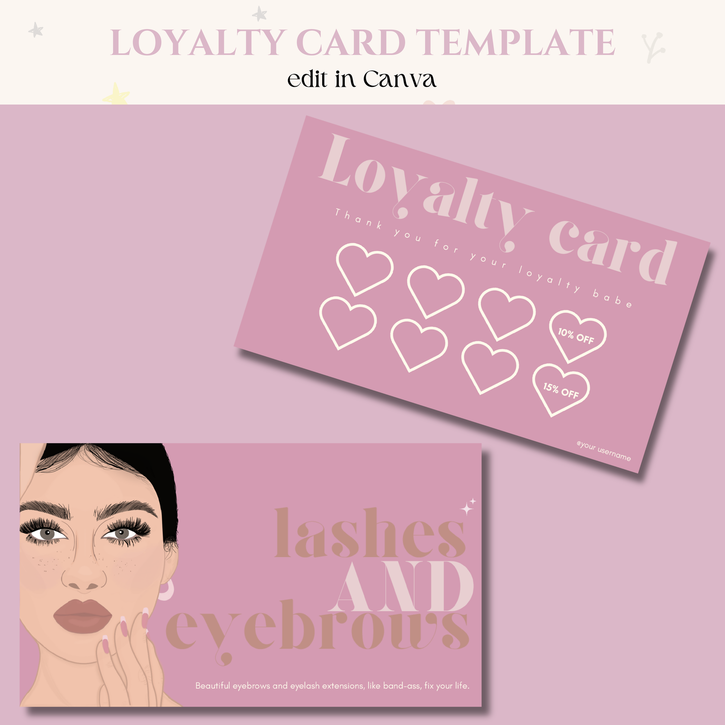 Loyalty Card Lashes and Eyebrows