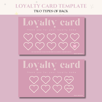 Loyalty Card Lashes and Eyebrows