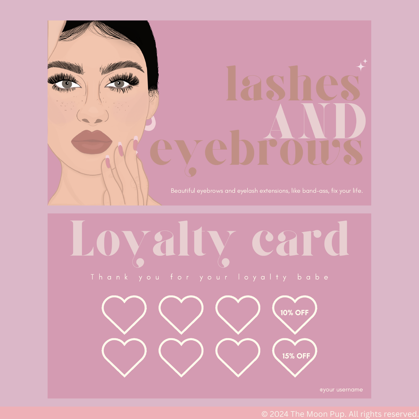 Loyalty Card Lashes and Eyebrows