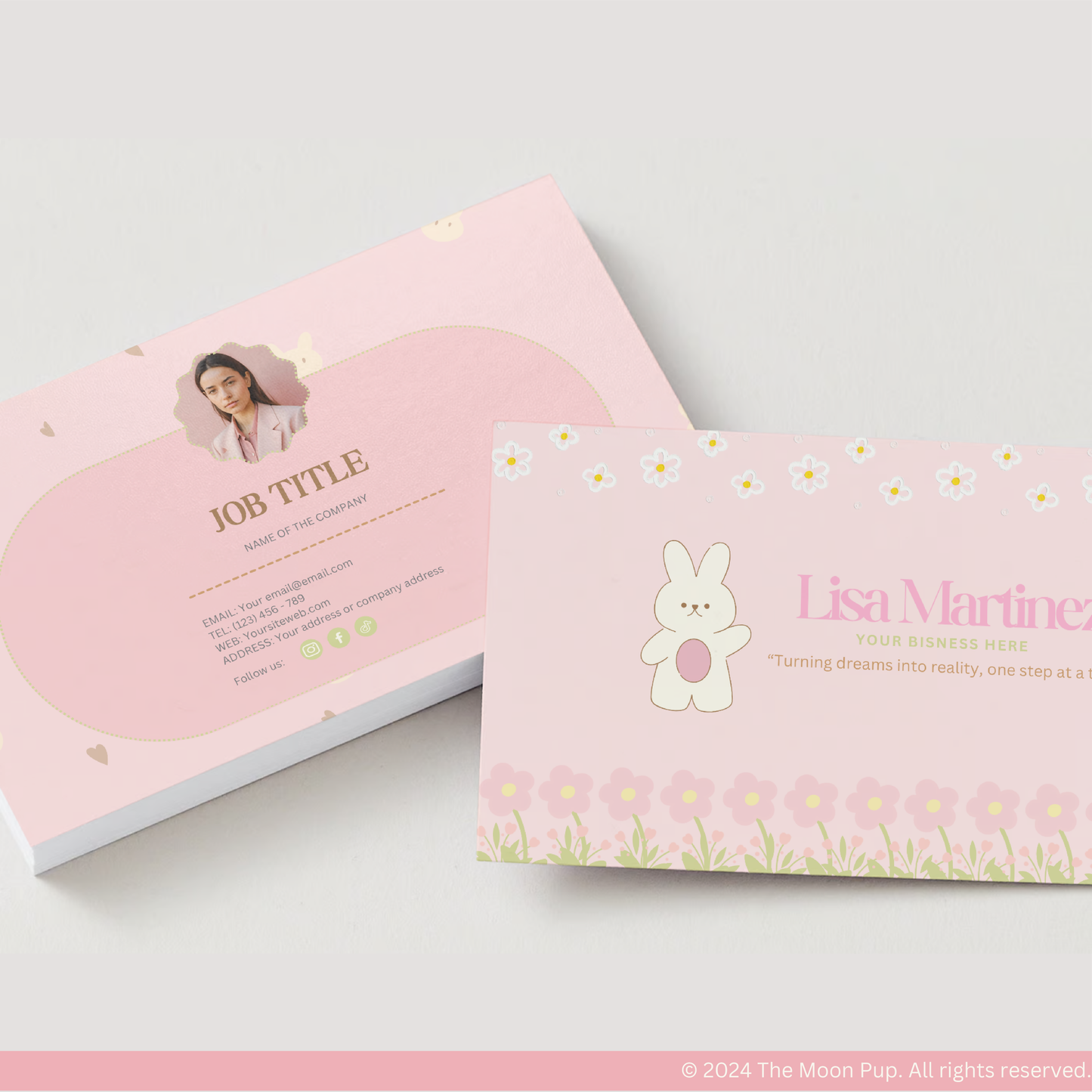 Business  Card Bunny Cute