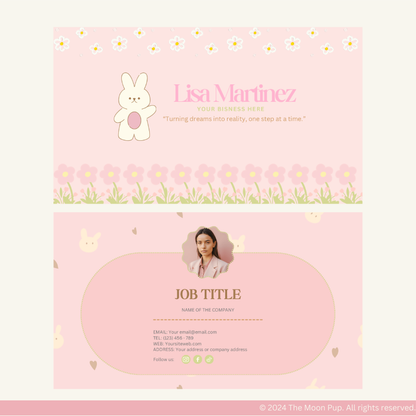 Business  Card Bunny Cute